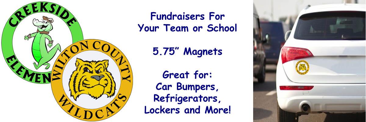 Car magnet fundraisers for your team or school